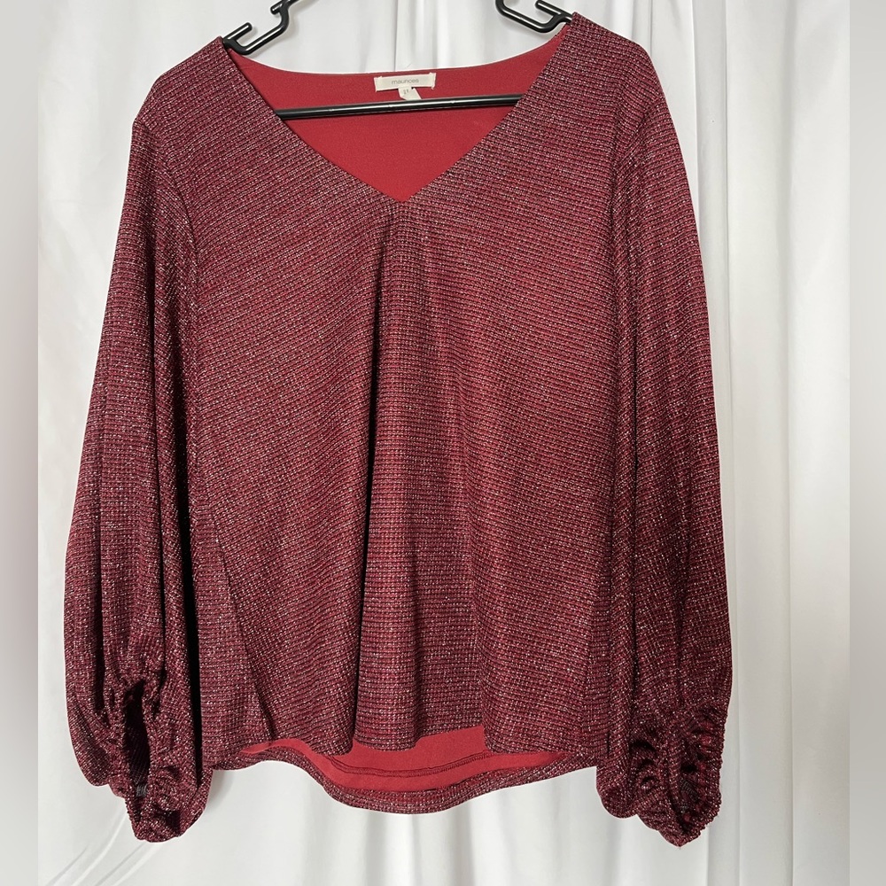 Maurices V-Neck Blouse